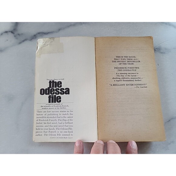 The Odessa File By Frederick Forsyth Paperback - Picture 2 of 10